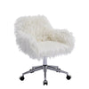 Office Desk Chair with Mid-Back Modern Tufted Velvet Computer Chair Swivel Height Adjustable Accent Chair with Wheels and Metal Base with Arms for Study Living Bedroom